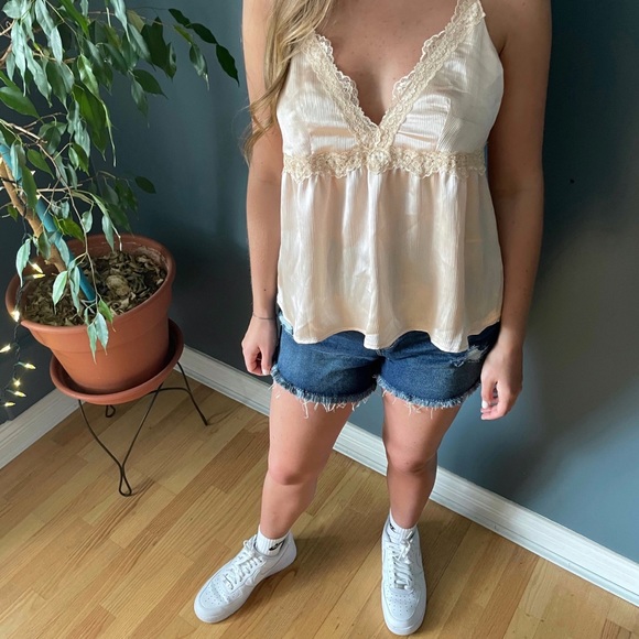 Nasty Gal Trim the Lights Satin Cami Top - Picture 2 of 6